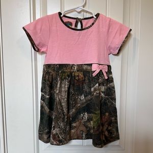 2T Pink Camo Dress. NWT.